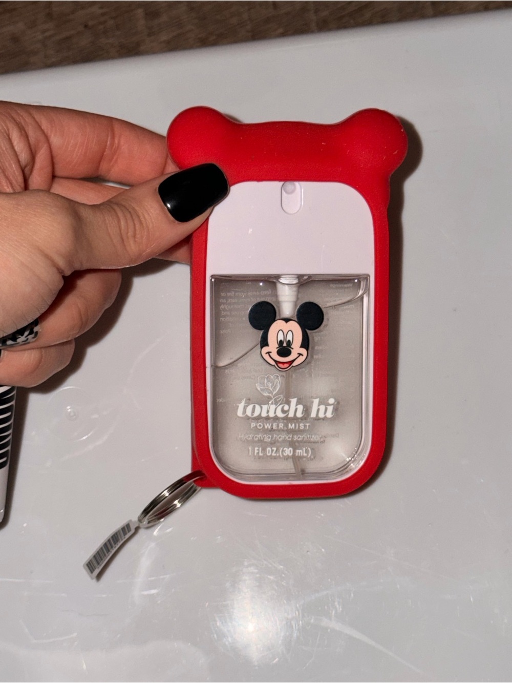 Mickey Mouse Touchland Power Mist Hand Sanitizer + Red Holder ❤️✨